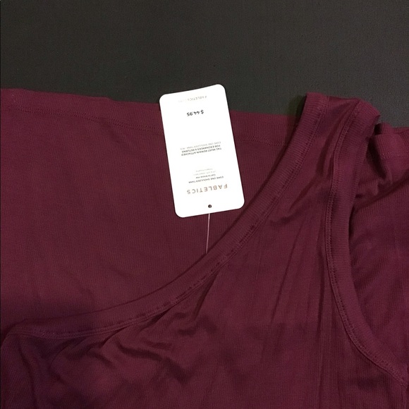 Fabletics Esme One Shoulder Tank - NWT Size Medium - Picture 3 of 6